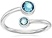 Alex and Ani Wrap, March Imitation Birthstone Stackable Ring, Size 5-7