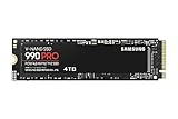 SAMSUNG 990 PRO SSD 4TB PCIe 4.0 M.2 2280 Internal Solid State Hard Drive, Seq. Read Speeds Up to 7,450 MB/s for High End Computing, Gaming, and Heavy Duty Workstations, MZ-V9P4T0B/AM, Black