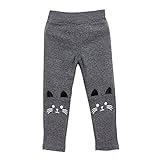Weixinbuy Kids Girl Baby Cat Print Tight Toddler Stretch Leggings Pants