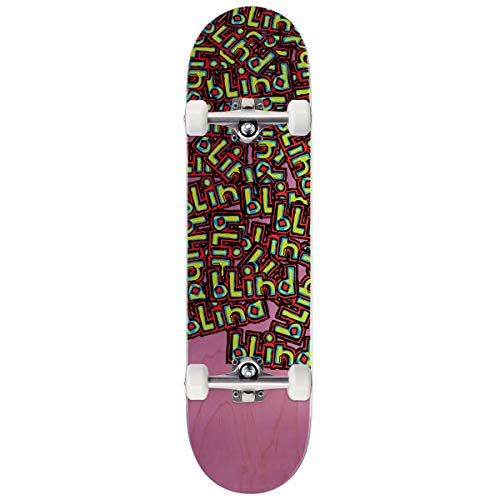 Blind Letter Drop RHM Skateboard Complete - Purple - 8.00"