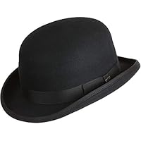 Raine Wool Bowler Hat Black