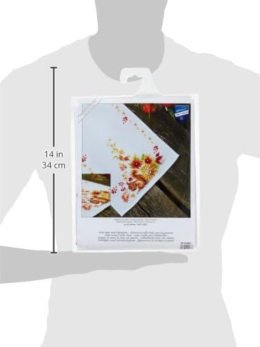 Vervaco Counted Cross Stitch Table Runner: Squirrel in Autumn, Other, NA, 32 x 84cm, N\a - Image 5