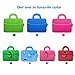 MoKo 7-8 Inch Kid Sleeve Neoprene Case Bag Fits Fire HD 8 Kids Edition 2018, Fire 7 Kids Edition 2019, Fire HD 8 2018, Fire 7 2019, Fire 7 Kids Pro 2021, Fire HD 8 Kids Pro 2021 - Space