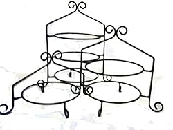 Wrought Iron Pie Stand/Rack Double Tier Hand Made