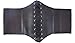 HOEREV Elastic Wide Band Elastic Tied Waspie Corset Waist Belt,Small,Red
