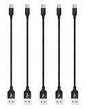 USB Type C Cable, Pantom [5-Pack 6-Inch] USB 2.0 to USB-C Fast Charging Nylon Braided Cable Cord Compatible Samsung Galaxy S10 S9 S8, Google Pixel 3 2, LG V30 V20 G6 G5, Nexus 6P/5X, One Plus and more