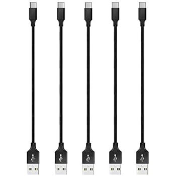 USB Type C Cable, Pantom [5-Pack 6-Inch] USB 2.0 to USB-C Fast Charging Nylon Braided Cable Cord Compatible Samsung Galaxy S10 S9 S8, Google Pixel 3 2, LG V30 V20 G6 G5, Nexus 6P/5X, One Plus and more