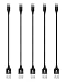 USB Type C Cable, Pantom [5-Pack 6-Inch] USB 2.0 to USB-C Fast Charging Nylon Braided Cable Cord Compatible Samsung Galaxy S10 S9 S8, Google Pixel 3 2, LG V30 V20 G6 G5, Nexus 6P/5X, One Plus and more