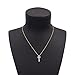 Zealmer Gold Cross Necklace Religious Crucifix Pendant Necklace with Faith Reminder Card