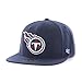 NFL Tennessee Titans '47 Super Shot Captain Adjustable Hat, One Size Fits Most, Light Navy