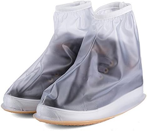 Waterproof Overshoes, Covered Thick Soles Rainproof Shoe Covers Low-Tube Solid Black rain Boots，Waterproof Rain Shoes Cover Reusable Boots Flat Overshoes Covers Slip Resistant