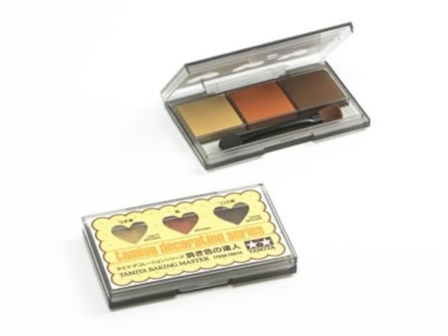 タミヤ デコレーションシリーズ No.14 焼き色の達人 うす茶/茶/こげ茶の商品画像