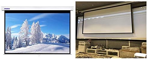 Coopic 120 Manual Pull Down Retractable Home Office Projector