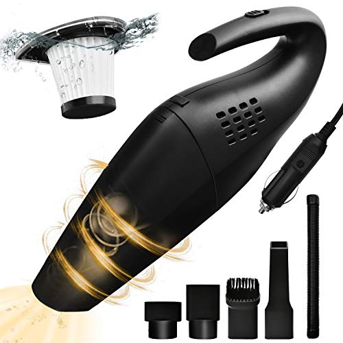 Car Vacuum Portable Cleaner, High Power 120W/4000Pa Corded Handheld