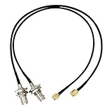 ESUMIC Antenna Cable SMA Male to BNC Female Plug Adapter Pigtail Cable 13