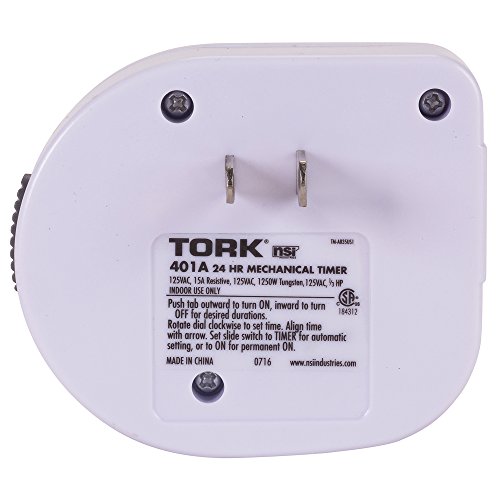 image for NSi Industries TORK 401A Easy-Set Indoor 15-Amp Mechanical Plug-In Lig