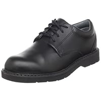 School Issue Scholar 5200 Uniform Shoe ,Black Leather,7 M US Big Kid