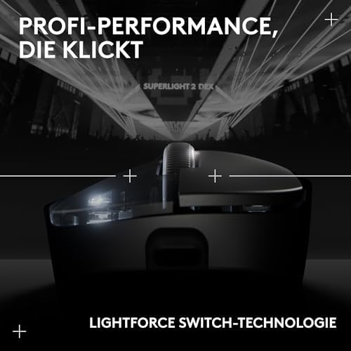 PRO X Superlight 2 DEX Lightspeed kabellose Gaming-Maus