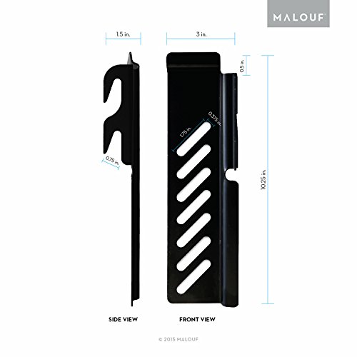 MALOUF STRUCTURES Downward Pointing Bolt-On to Hook-On Conversion Bracket, Set of 2