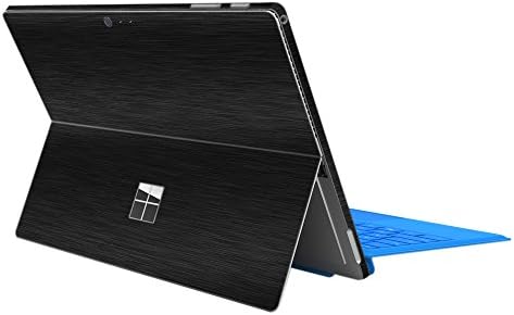 ProElife Ultra Thin Precision-cut Smooth Decal Skin Sticker Cover Protector Sticker Showing Laptop Logo for Microsoft Surface Pro 4 12.3 Inch (Black)