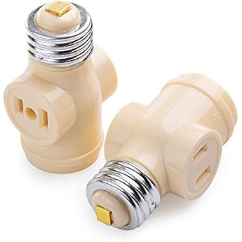 adapter socket light for prong 3 Pull Strips Brown 30500 Adapter, And Socket Power outlet  Chain  2 Light Socket Bulb Stanley