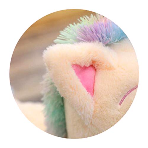 Georgie Porgy Plüsch Einhorn Farbblock Teddy Kuscheltier Tier Plüschtier für Kleinkind Kinder (Rosa 15") – Bild 5