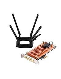 Qnap   Tarjeta de expansión PCIE inalámbrica de doble correa (QWA AC2600)