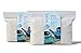 Baraka Ceramic Neti Pot Sinus Rinse with Mineral Sea Salt - Saline Solution - Pair with Your Ceramic Neti Pot - Sinus Care Rinse - Nose Rinse - Nasal Salt - Mineral Sea Salt Rinse (16 oz - 2 Pack)