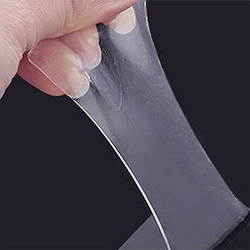 HUELE 40PCS 4X6CM Transparent Silicone Double Sided Tape Sticker For Car High Strength No Traces Adhesive Sticker