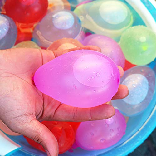 500 Pack Water Balloons with Quick Refill Kits, Eco-Friendly Latex Water Bomb Balloons for Kids and Adults Water Fight Games - Swimming Pool Outdoor Party Summer Splash Fun