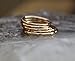 Littlejewel Hammered Gold Filled Ring SZ 9