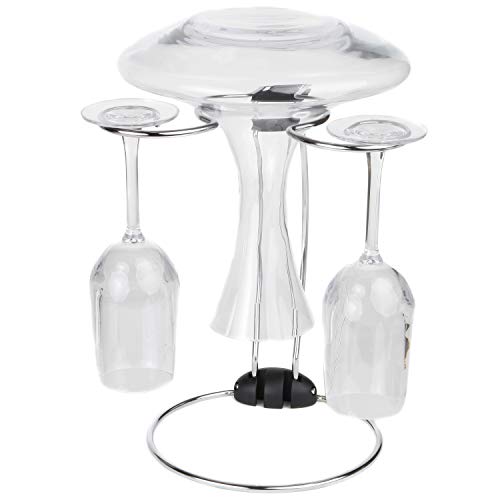 Lily's Home Folding Wine Decanter Drying Stand For Standard Large