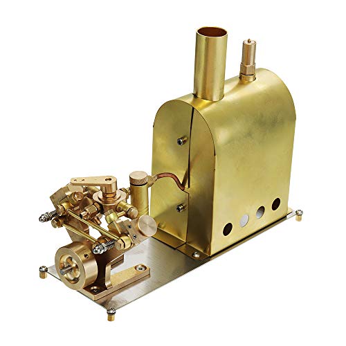 Laliva Learning & Education - Microcosm M2C Mini Steam Boiler with Twin Cylinder Marine Steam Engine Stirling Engine Model