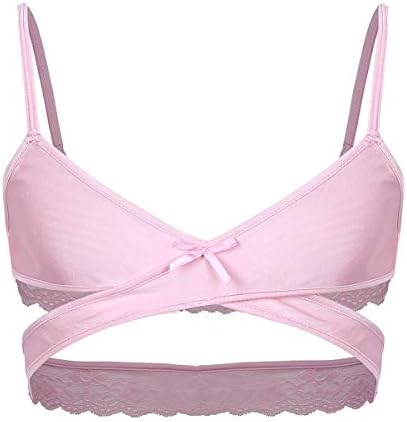イーエフイー Efe メンズブラジャー 可愛い 女の子になる 女装 セクシー ランジェリー ナイトウェア レース 軽量 透け 信頼 トップ ストレッチ 男性下着 ノンワイヤー ブラ 滑らか