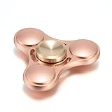 DaLanZom Fidget Spinner Toy Made of Titanium Alloy Ceramic Bearing 3+ Minutes Spinning Time High-Speed EDC Focus Toy for Killing Time (Rose Gold)