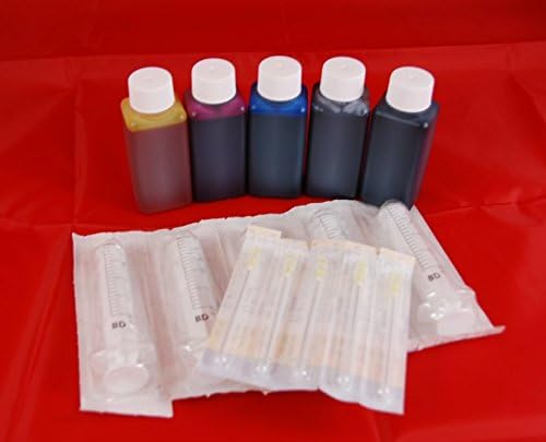 500ml (100ml.) Inktec Printer Ink for Canon Pixma Pixma IP4820/IP4840/IP4850/IP4870/IP4940/IP4970/MG4150/MG5120, MG5140, MG5150/MG5170/MG5220, MG5240, MG5250/MG5270/MG6120 MG6140 MG5320/MG5340/MG5350/MG5370/ MG6220 MG8220, MG6250, MG8250, MG6270 MG8270 MG6150, MG6170, MG8120, MG8140, MG8150/MG8170/MG8240/MX375 MX435 MX714/MX715/MX882/MX884/MX885/MX886; MX892; MX895/MX894 MX897/IX6520 iX6540 iX6550/IX6560