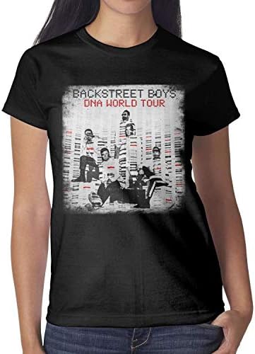 Novelty Short-Sleeve DNA-Backstreet-Boys-Album- Tshirt for Women