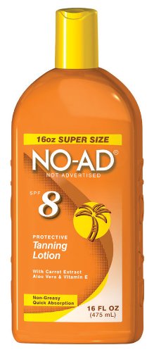 No-ad: sunscreen lotion spf 8, 16 oz
