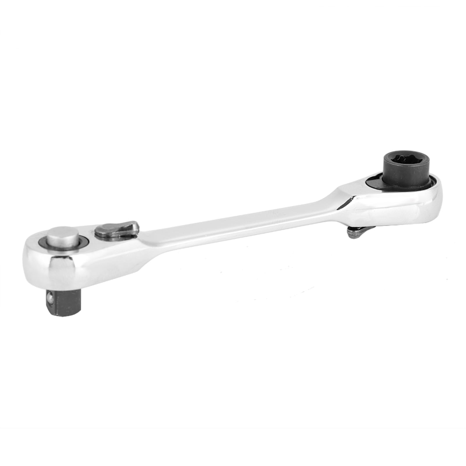 Qiilu Professional 1/4" Inch Mini Ratchet Wrench,Socket Cratchet,Bit Driver Multi-Tool 107mm