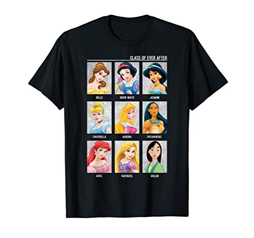 Disney Princesses Class Of Ever After Color Graphic T Shirt T Shirt Pricepulse