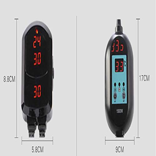 SISHUINIANHUA Heating Rod Fish Tank Constant Temperature Automatic High Power Heating Rod,1500W