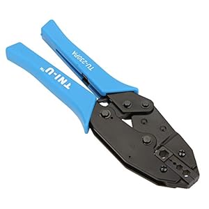 KKmoon TU-230PA Locking Ratchet Crimping Press Pliers Crimper Clamps Tools for BNC Connector 8.22/6.48/5.41/2.5/1.72mm