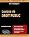 Lexique de droit public (French Edition) by 