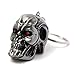 Terminator Keyring Keychain 3D Metal T-800 Skull Official Silver