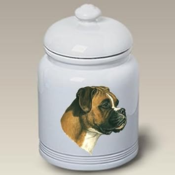 boxer dog cookie jar
