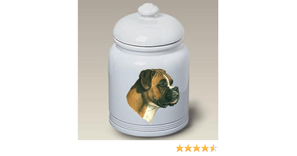 boxer dog cookie jar