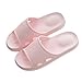 Finleoo Indoor Slipper Women and Men Bath Slipper Anti-Slip for Indoor Home House Sandal,Pink,40.41