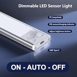 Buiybosx Under Cabinet Lighting 68-LED Rechargeable