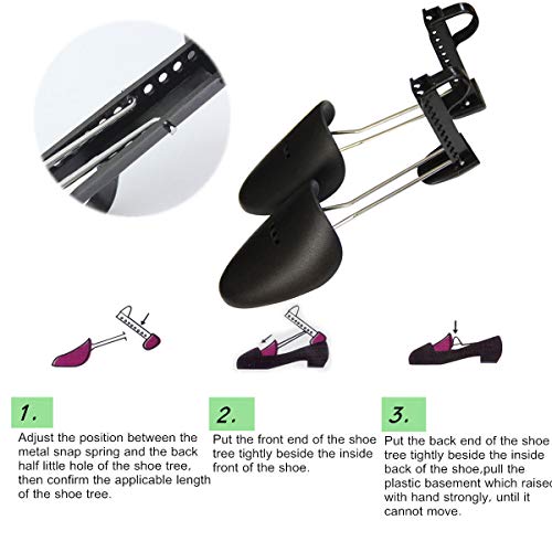 YJYdada Men Plastic Shoe Tree Stretcher Boot Holder Shaper Automatic Support