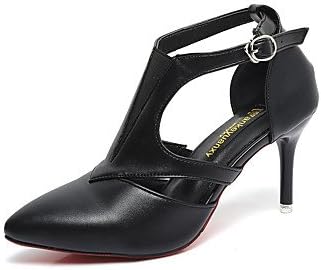 RainbowElk Women's Heels Spring Summer Club Shoes Glitter Wedding Party &amp; Evening Dress Casual Platform Sequin Buckle , black , us7.5 / eu38 / uk5.5 / cn38